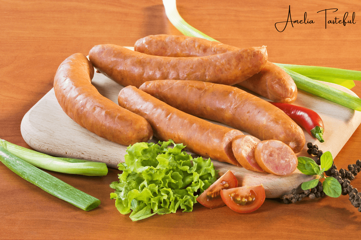 Spices and Meats for Kielbasa