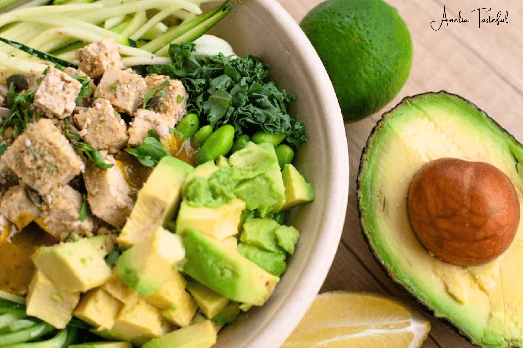 Sheila's Chicken and Avocado Salad with Grilled Chicken and Fresh Greens