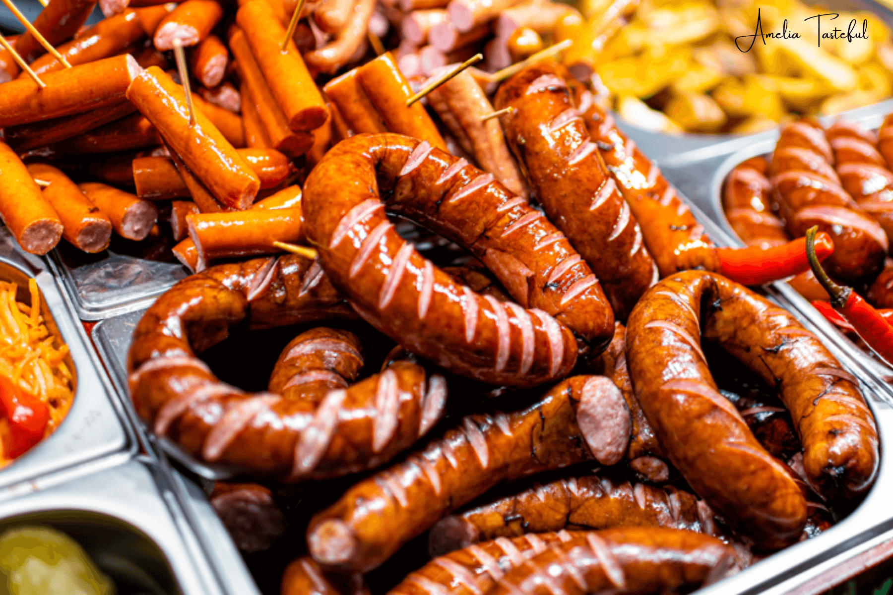 Assorted Kielbasa Sausage Types