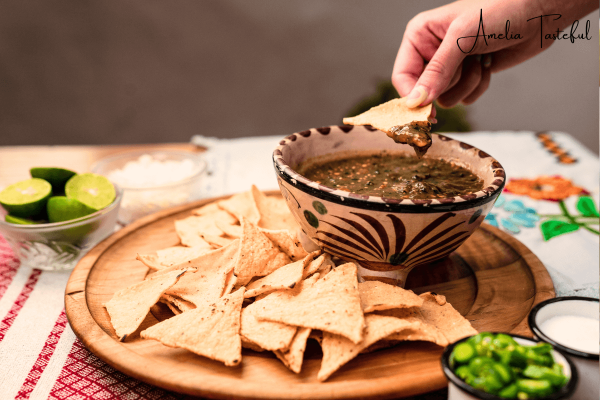 Healthy Spinach Dip Snack