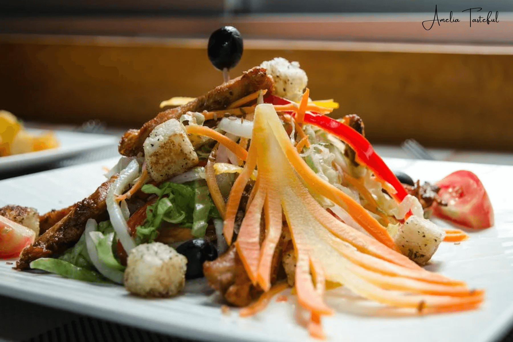 Rustic Avocado Salad and Caprese Chicken