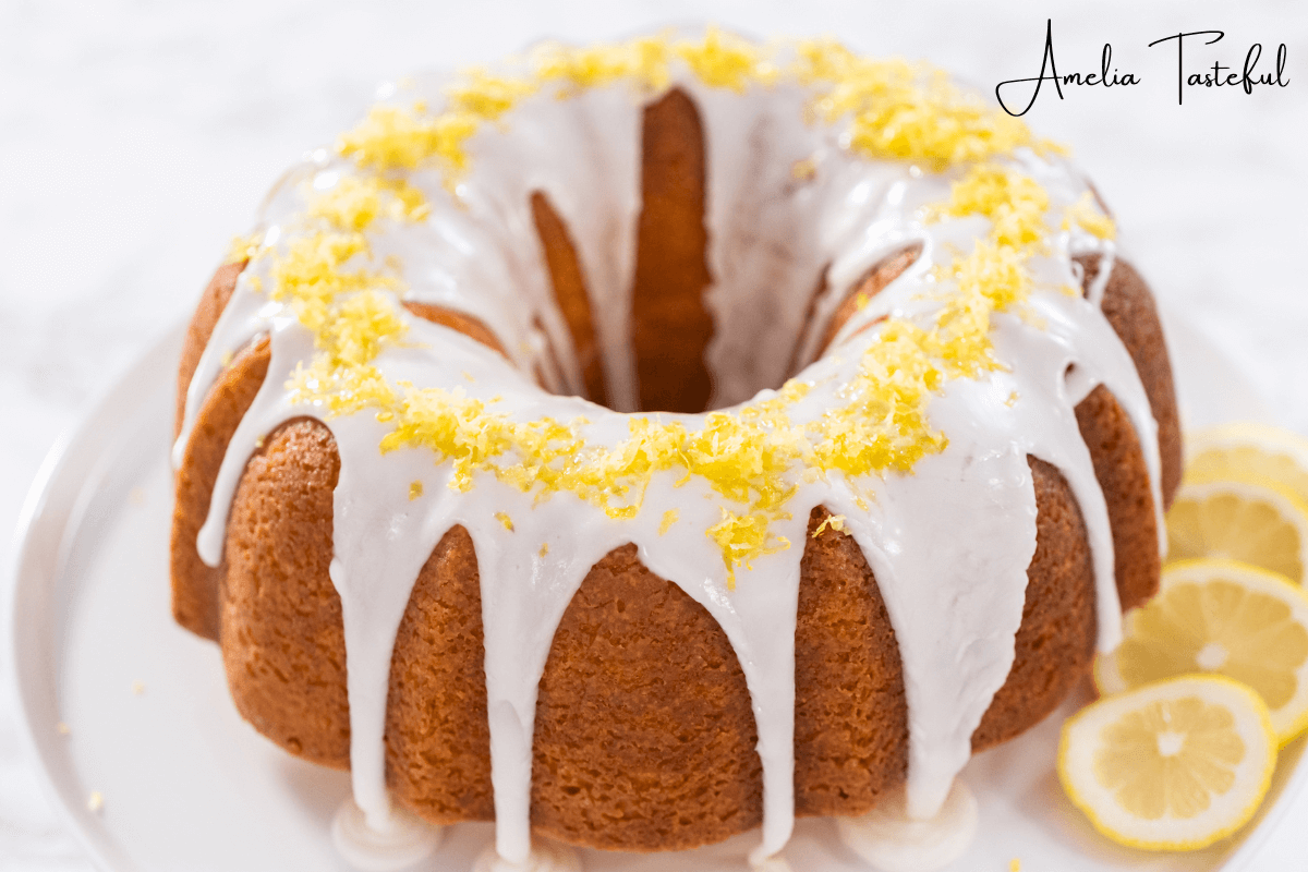 Ingredients for baking Bundt cakes