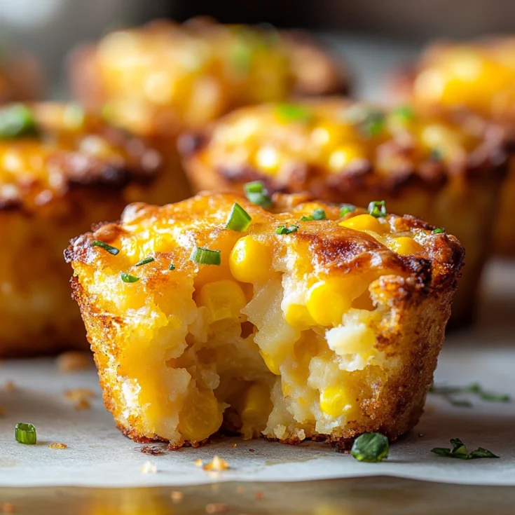 Crispy Cheddar Corn Hash Muffin Cakes 1
