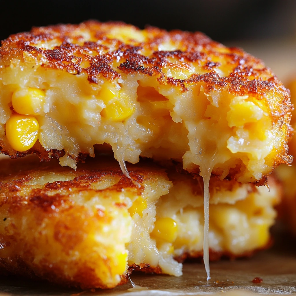 Crispy Cheddar Corn Potato Fritters 2