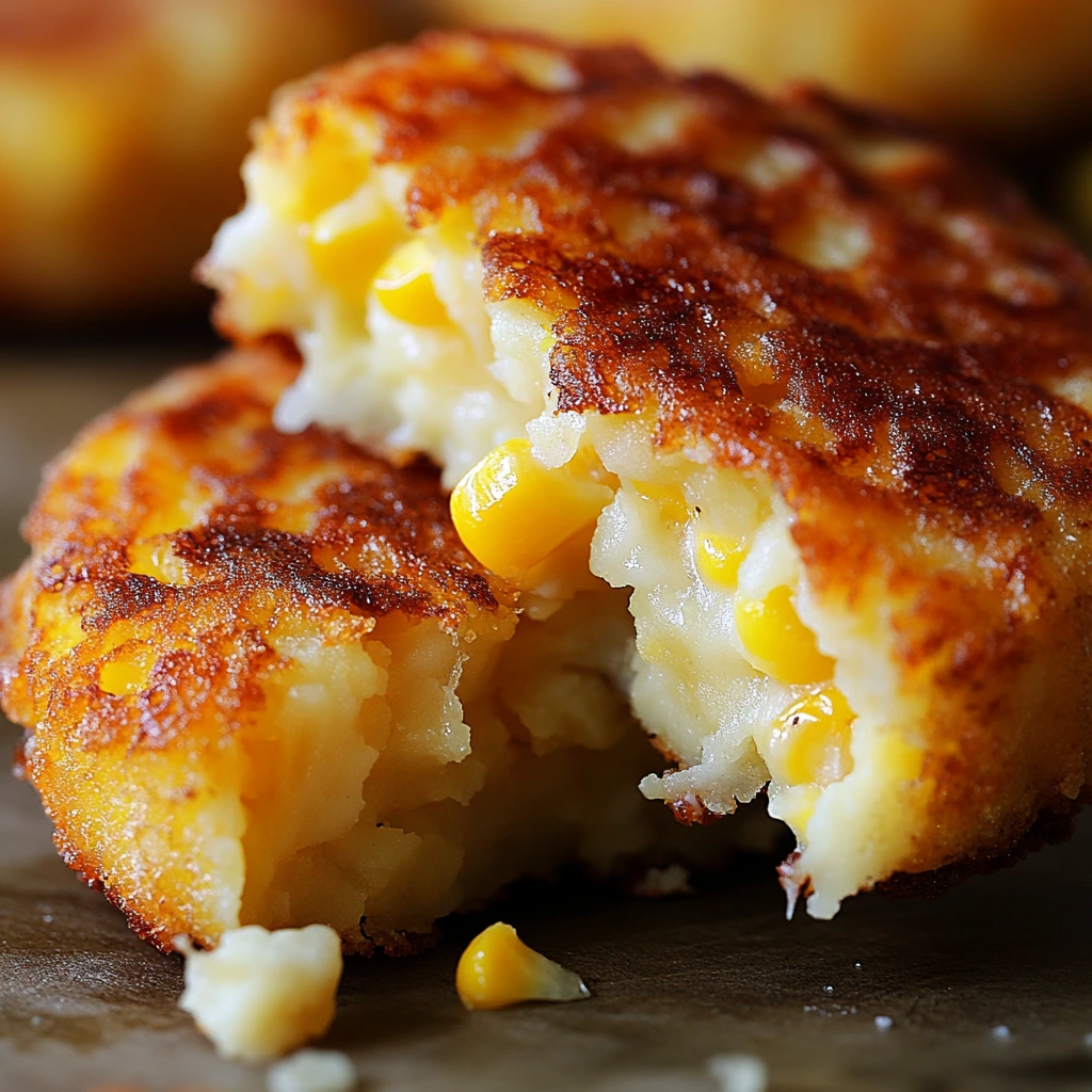 Crispy Cheddar Corn Potato Fritters 3