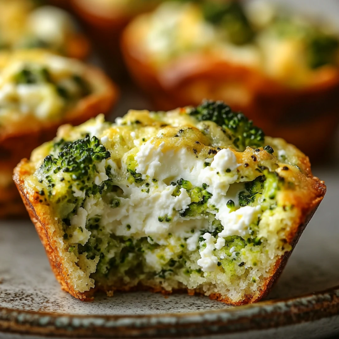 Mini Broccoli & Feta Egg Muffins 2