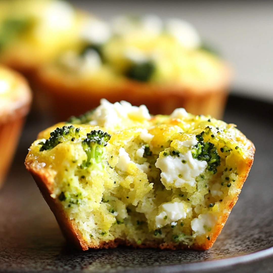 Mini Broccoli & Feta Egg Muffins 4