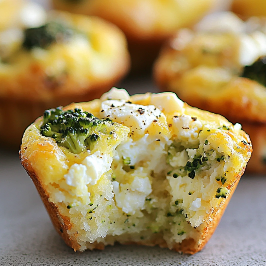 Mini Broccoli & Feta Egg Muffins 3