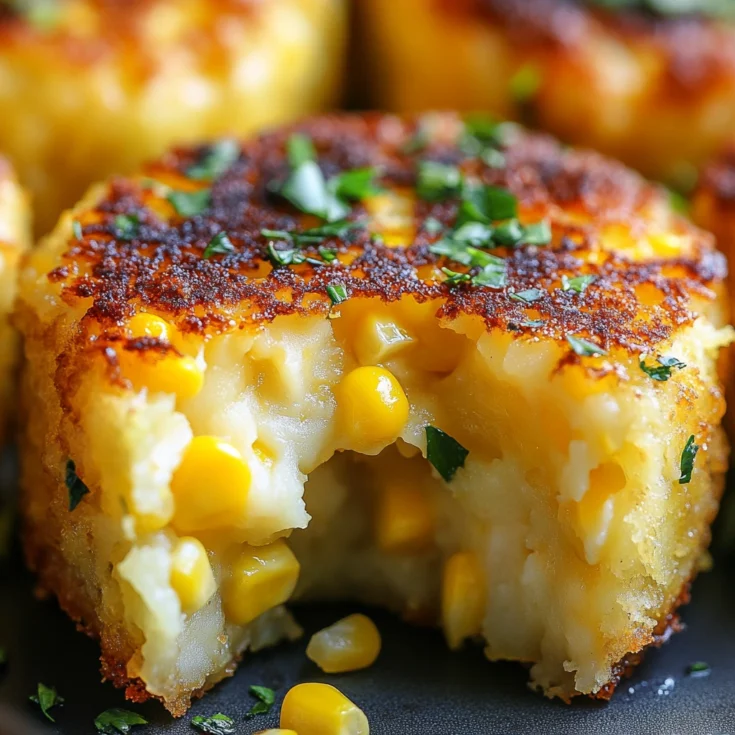 Crispy Cheddar Corn Potato Cakes 4