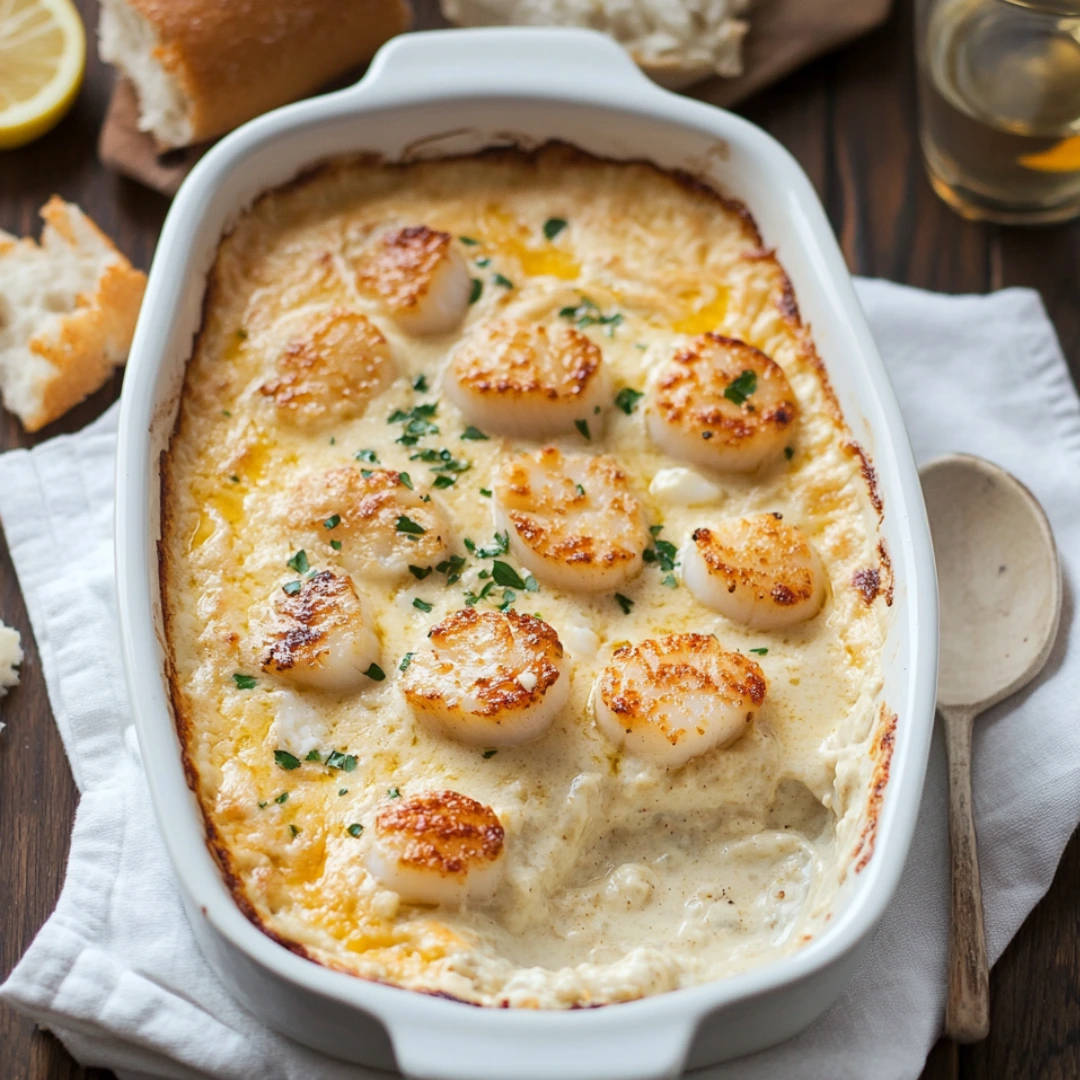 Scallop & Cod Creamy Bisque Bake 4