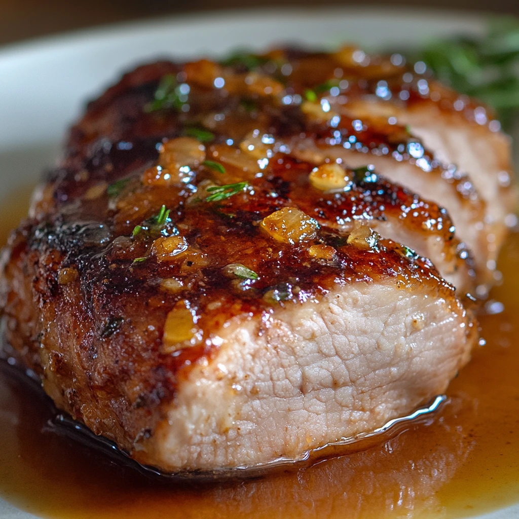 Brown Sugar Crusted Pork Roast Medallion 1