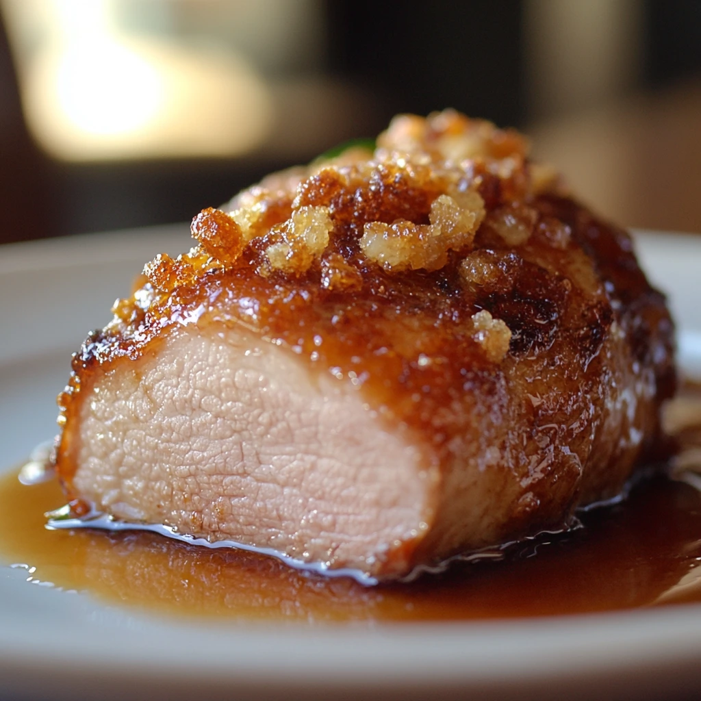 Brown Sugar Crusted Pork Roast Medallion 3