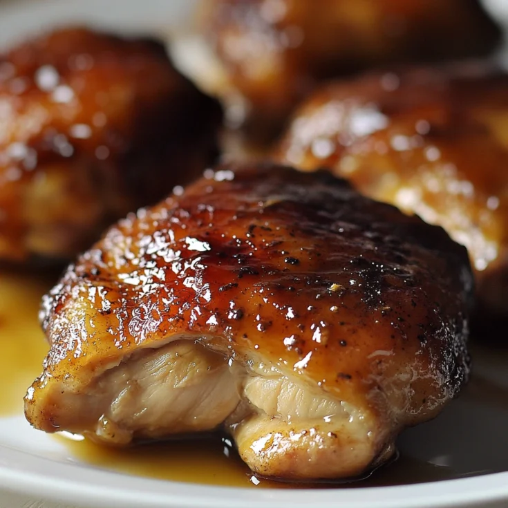Brown Sugar Dijon Chicken Thighs 1
