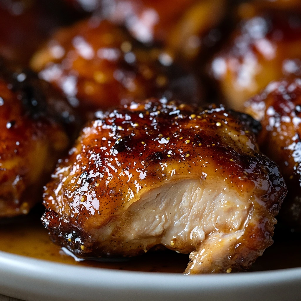 Brown Sugar Dijon Chicken Thighs 4