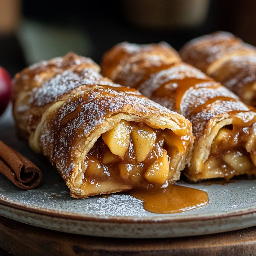 Caramel Apple Pie Roll-Ups 3