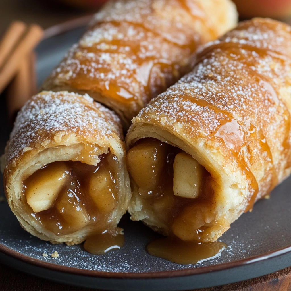 Caramel Apple Pie Roll-Ups 2