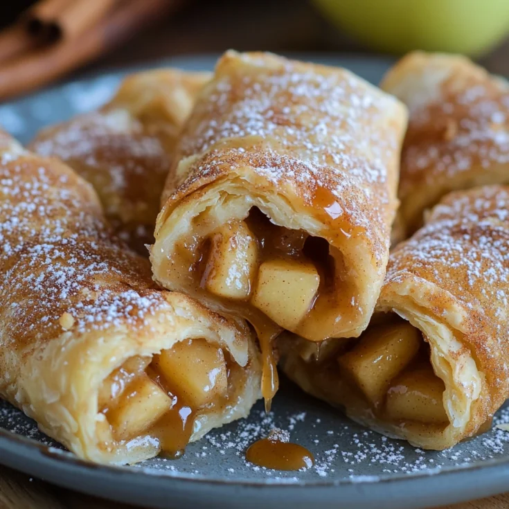 Caramel Apple Pie Roll-Ups 1