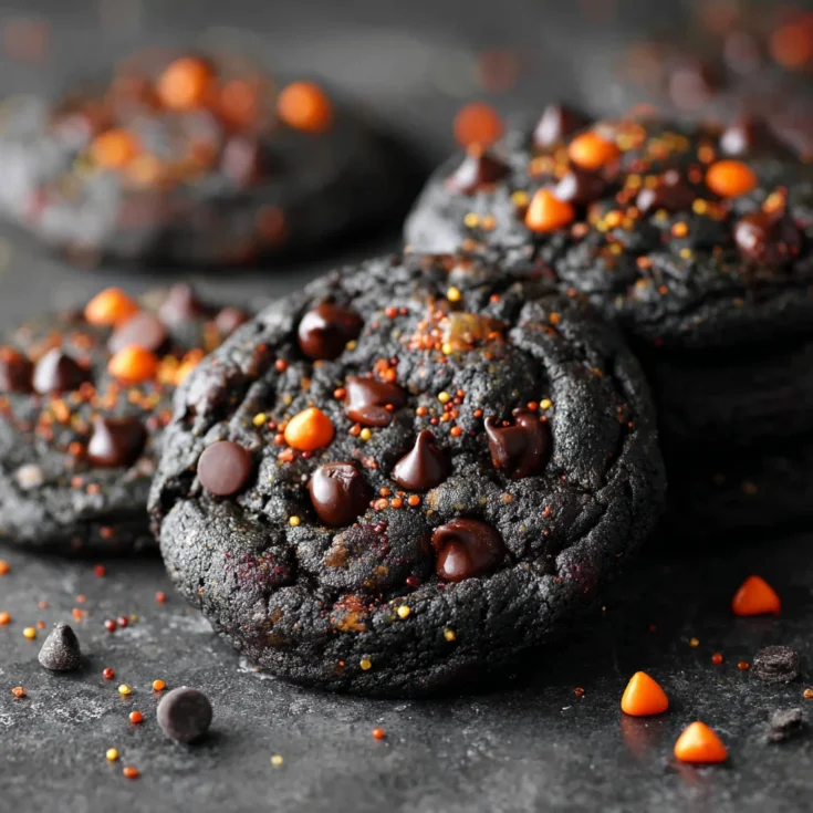 Black Magic Chocolate Chip Cookies for Halloween – Dark, Decadent & Spooky 1