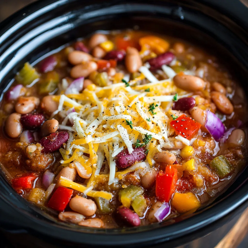 Budget Crockpot Beans Casserole – Easy, Affordable, and Hearty Slow Cooker Meal 3