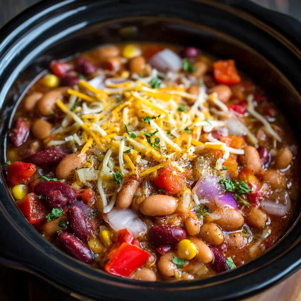 Budget Crockpot Beans Casserole – Easy, Affordable, and Hearty Slow Cooker Meal 4