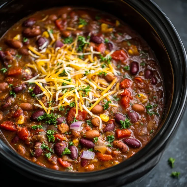 Budget Crockpot Beans Casserole – Easy, Affordable, and Hearty Slow Cooker Meal 1