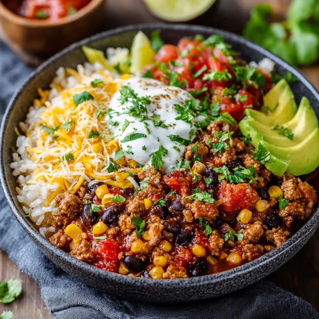 Budget Crockpot Sausage Burrito Bowl – Easy Slow Cooker Comfort 4