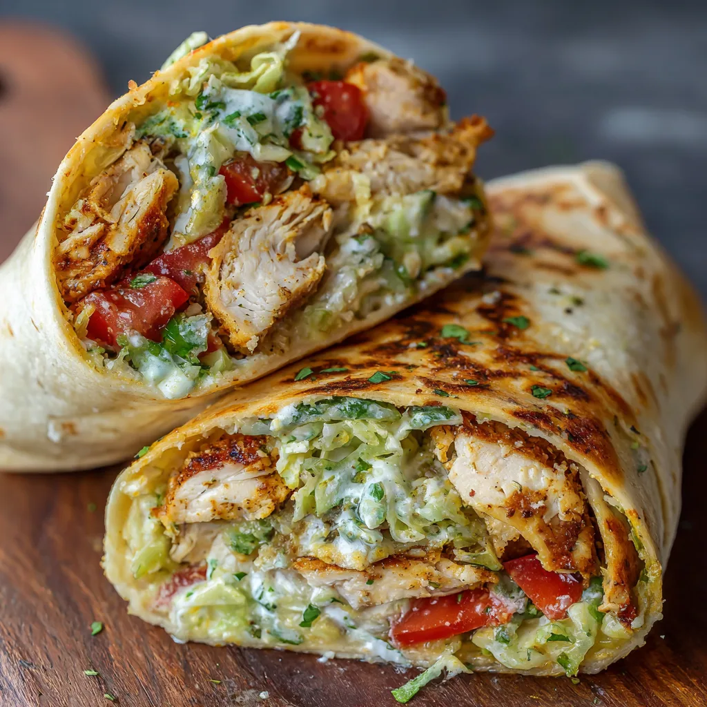 Budget Garlic Chicken Wraps – Easy, Flavorful & Family-Friendly 2