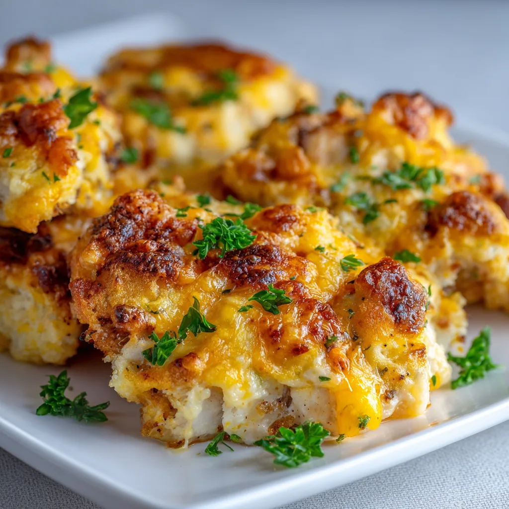 Cheesy Air Fryer Chicken Breast Casserole – Quick, Crispy & Delicious 4