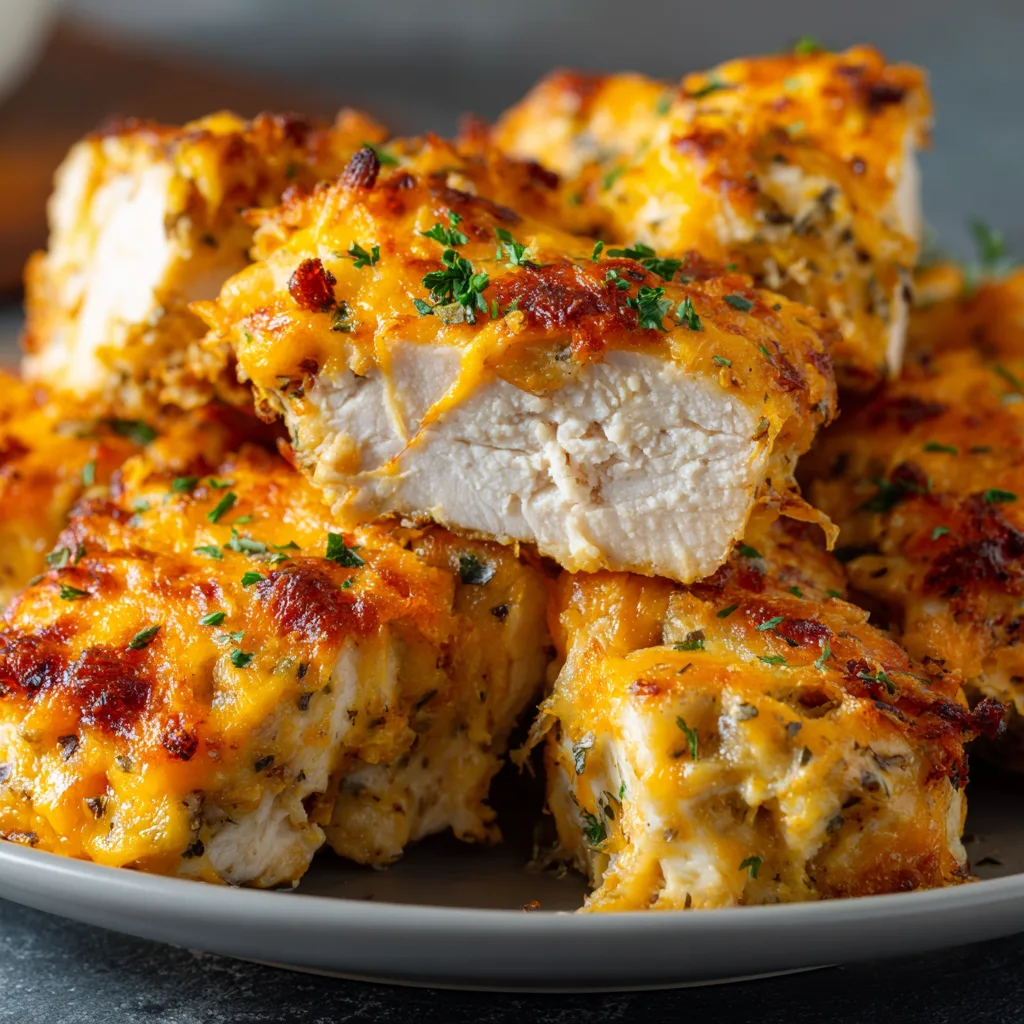 Cheesy Air Fryer Chicken Breast Casserole – Quick, Crispy & Delicious 2