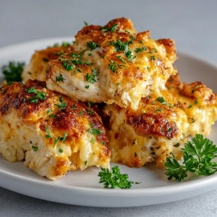 Cheesy Air Fryer Chicken Breast Casserole – Quick, Crispy & Delicious 1