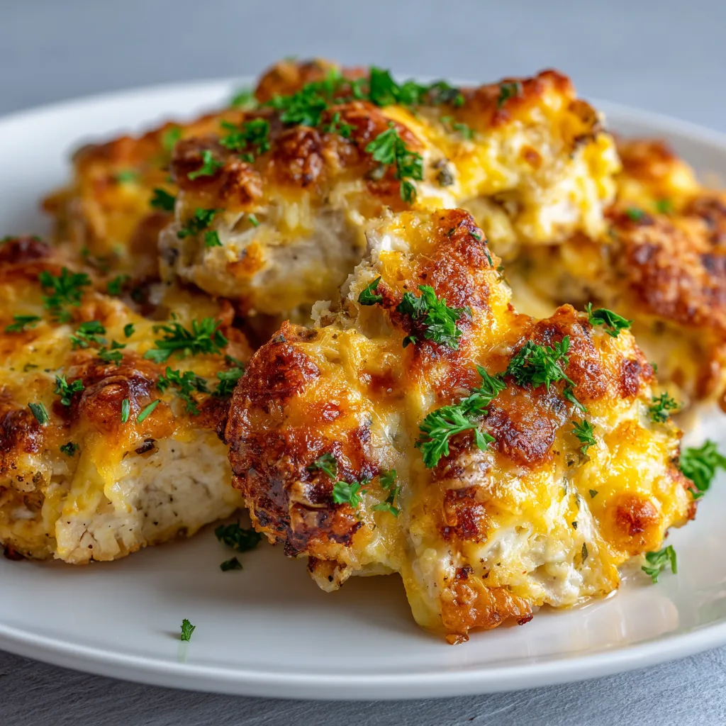 Cheesy Air Fryer Chicken Breast Casserole – Quick, Crispy & Delicious 3