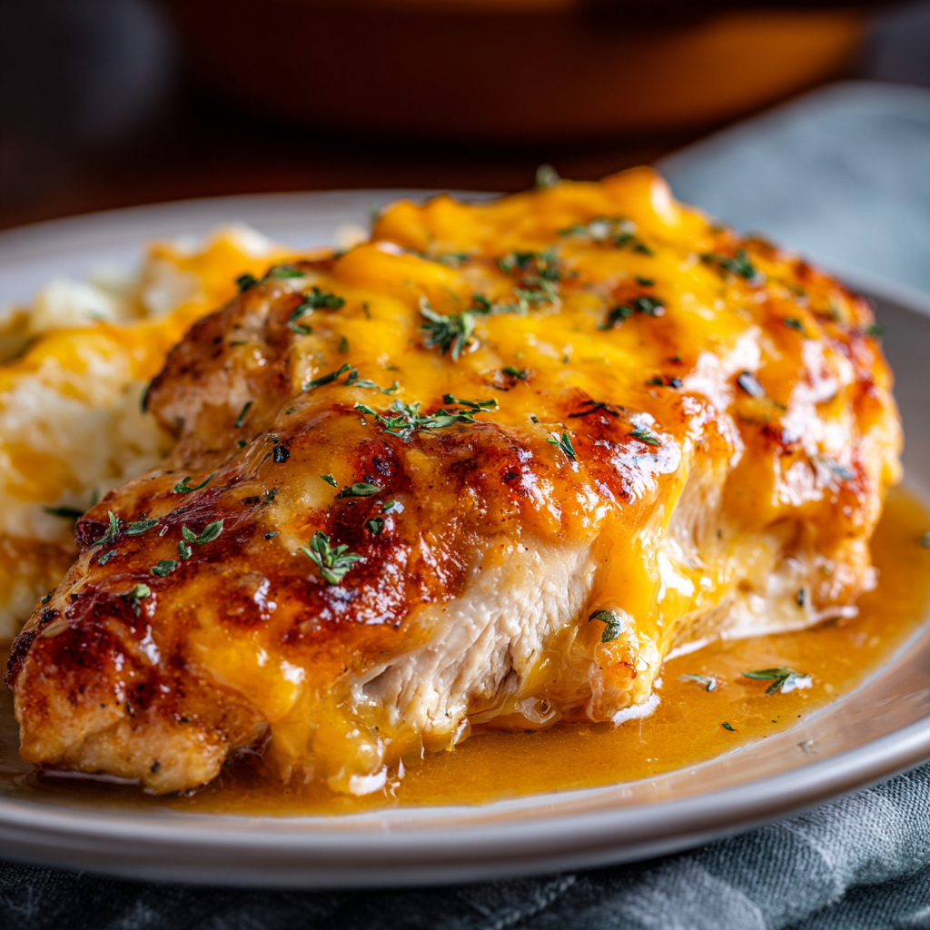 Cheesy Glazed Chicken Breast Casserole – Comforting, Easy, and Flavor-Packed 3