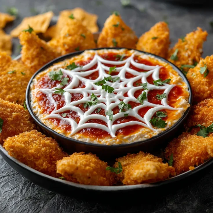 Cobweb Dip for Halloween – Spooky, Creamy & Easy Party Snack 1