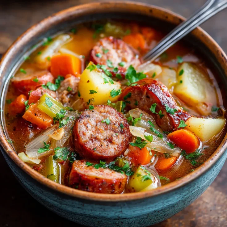 Comfort Food Crockpot Sausage Stew – Hearty, Easy Slow Cooker Meal 1