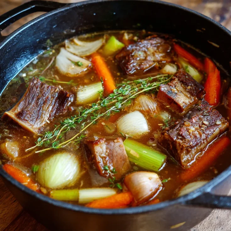 Comforting Beef Broth – Rich, Homemade, and Nourishing 1
