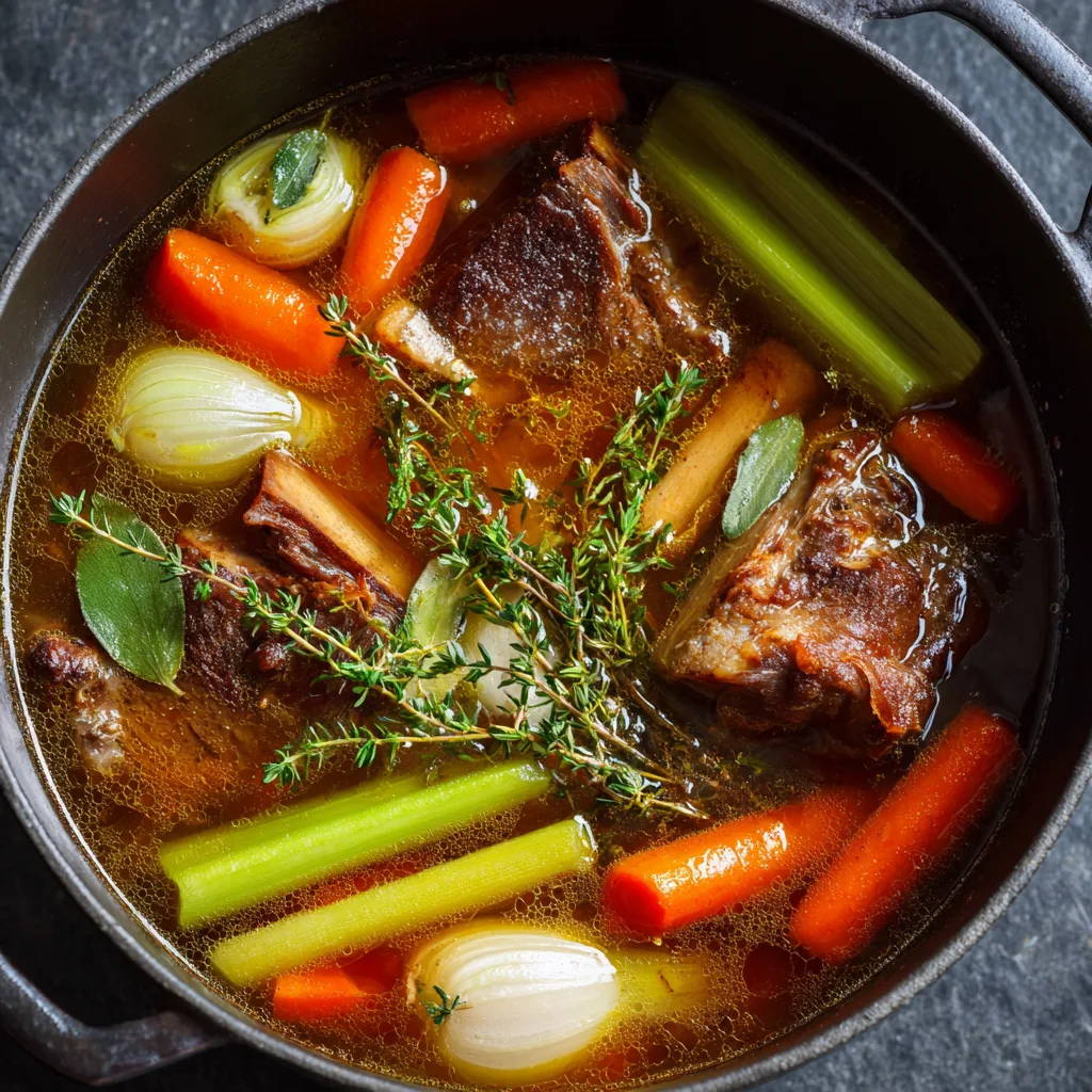 Comforting Beef Broth – Rich, Homemade, and Nourishing 4
