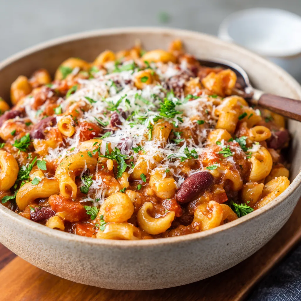 Cozy Crockpot Beans Pasta for the Whole Family! 2