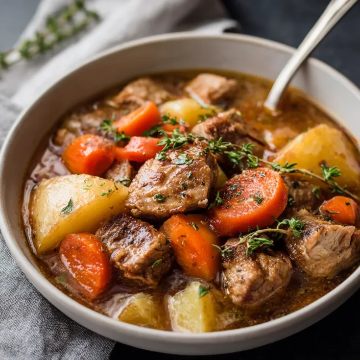 Cozy Crockpot Pork Stew for Comfort Nights! 1