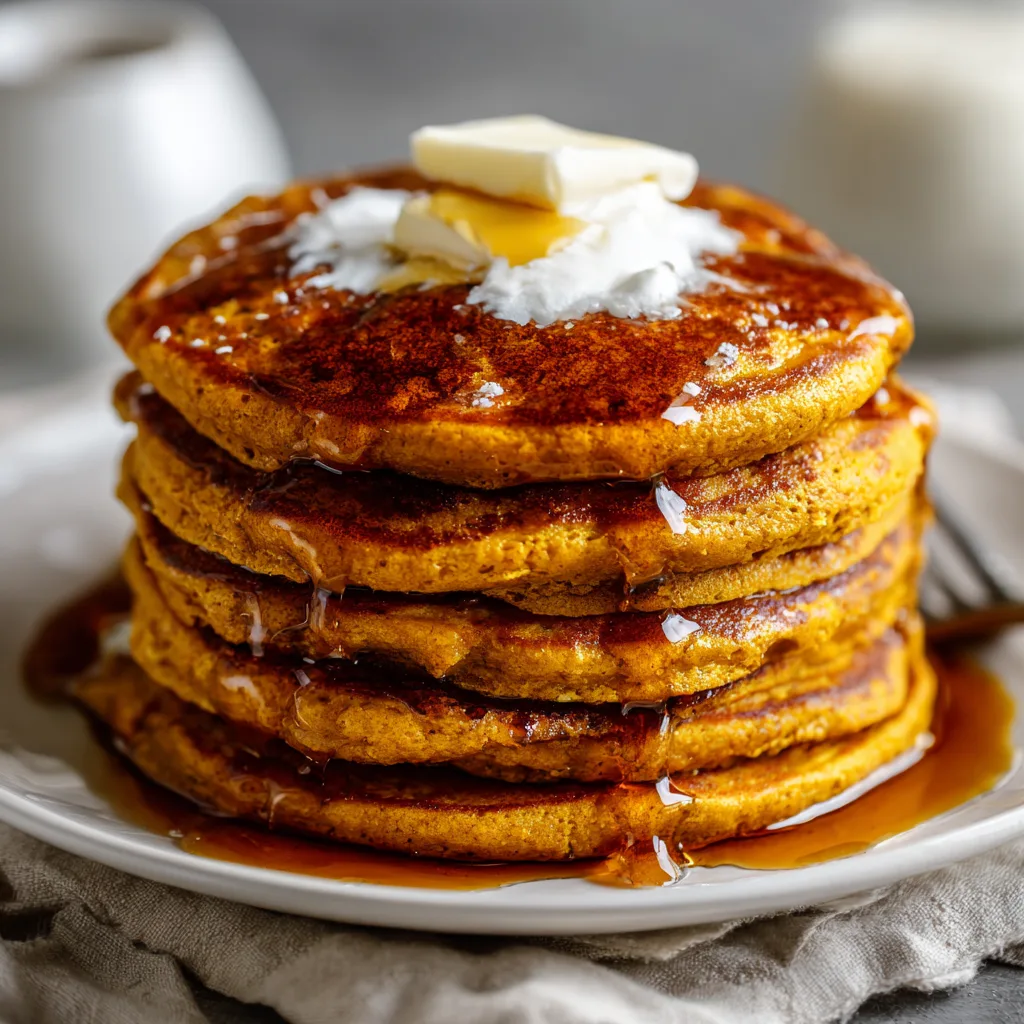 Cozy Easy Pumpkin Pancakes – Fluffy, Spiced, and Perfect for Fall 3