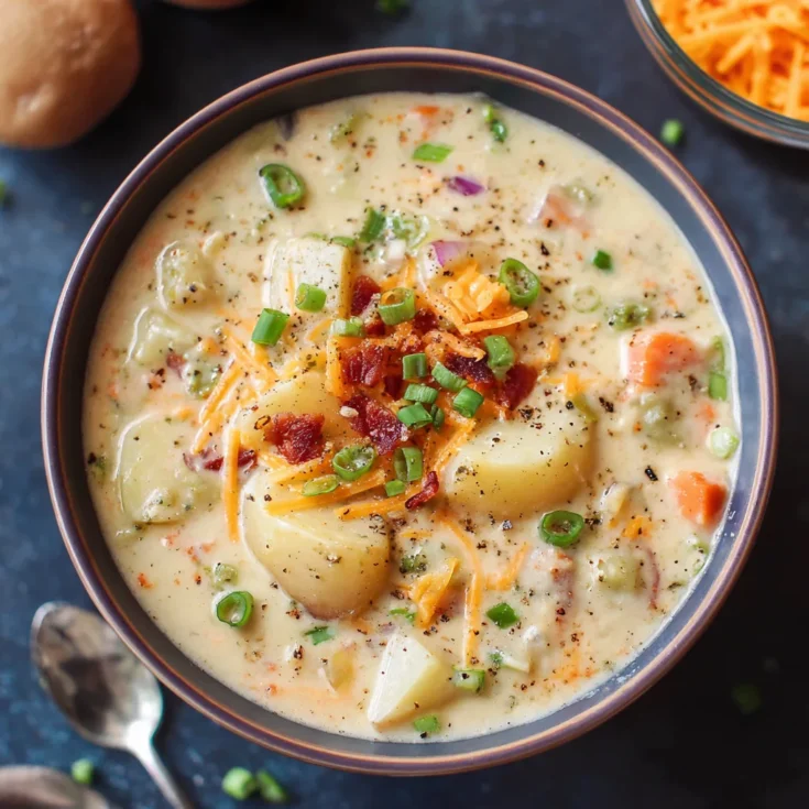 Creamy Potato Meal Prep Soup – Make-Ahead Comfort Food for Busy Days 1