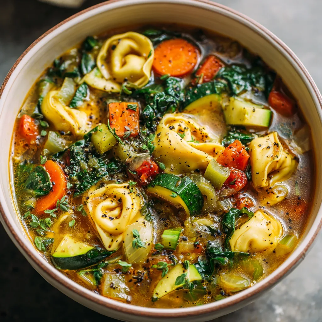 Crockpot Tortellini Detox Soup – Light, Nourishing & Easy to Make 2