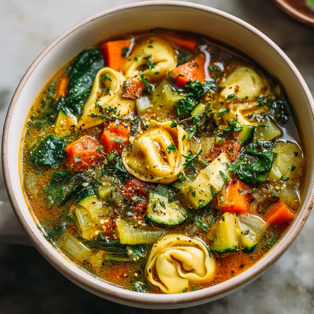 Crockpot Tortellini Detox Soup – Light, Nourishing & Easy to Make 3