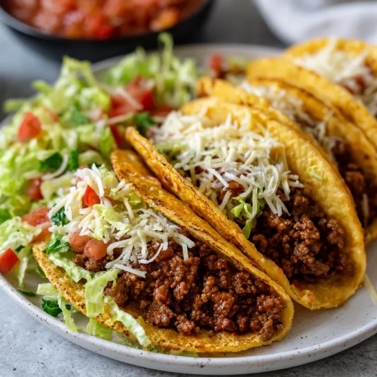 Delicious Easy Crockpot Ground Beef Tacos! 1