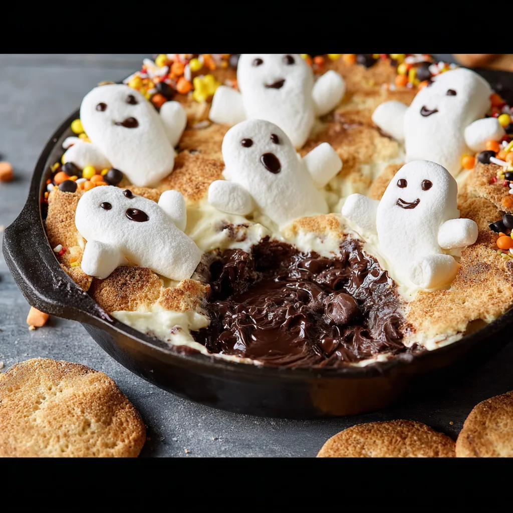 Delicious Ghost S’mores Dip for Halloween! 2