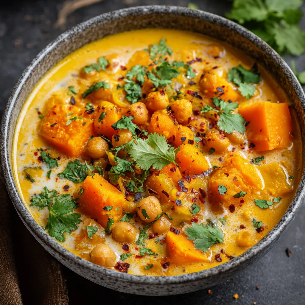 Delicious Quick Vegan Pumpkin Curry! 4