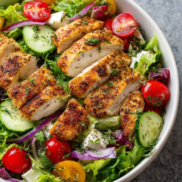 Easy Baked Chicken Breast Salad – Quick, Healthy & Flavorful 1