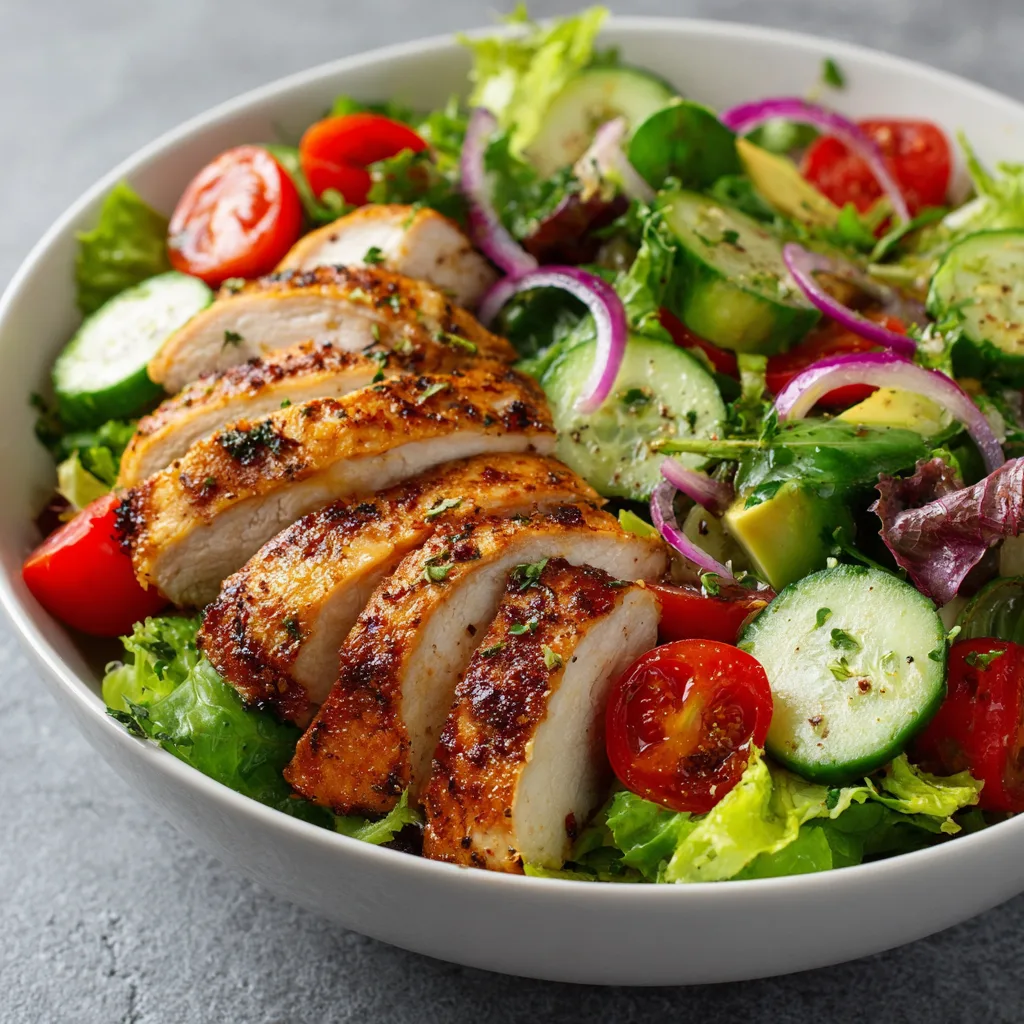 Easy Baked Chicken Breast Salad – Quick, Healthy & Flavorful 3