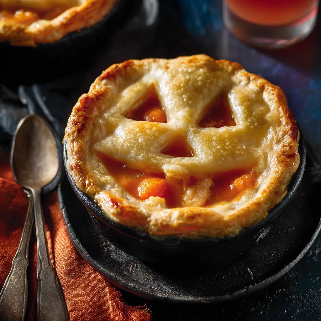 Easy Halloween Punch & Jack-o'-Lantern Chicken Sweet Potato Potpie – Festive Party Favorites 2