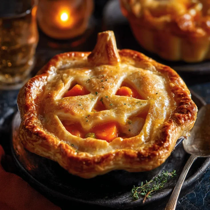Easy Halloween Punch & Jack-o'-Lantern Chicken Sweet Potato Potpie – Festive Party Favorites 1