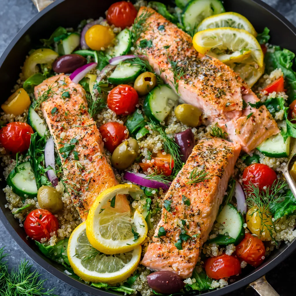 Easy One-Pot Salmon Salad – Light, Fresh & Full of Flavor! 4